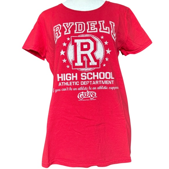 Grease Rydell High  School Red T-Shirt Sz L - Picture 1 of 5